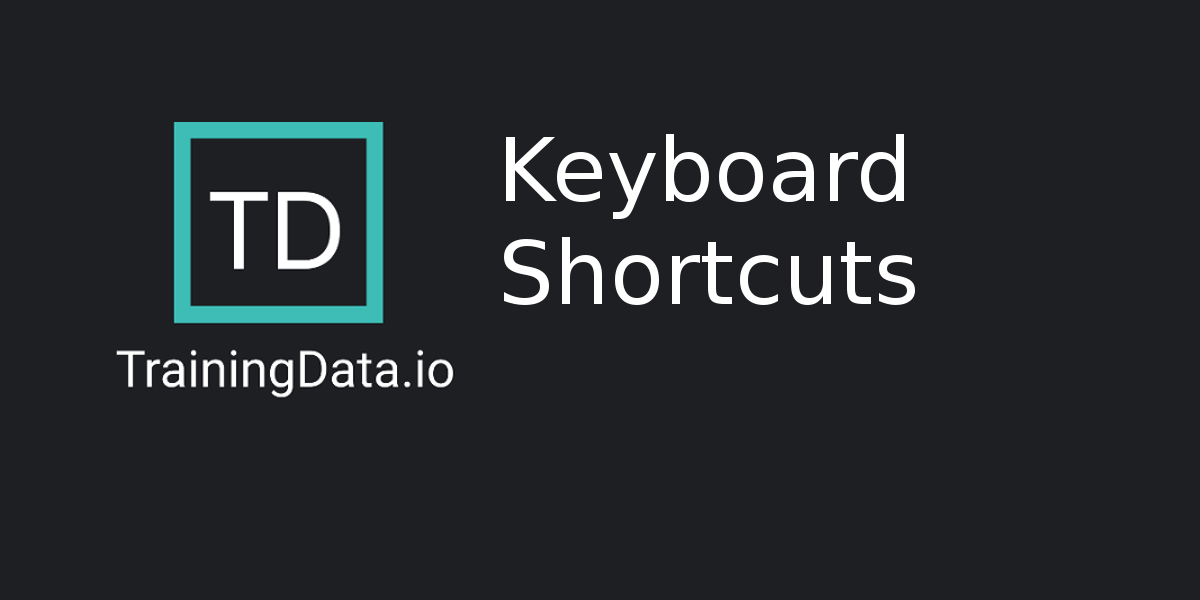Productivity #3: Keyboard Shortcuts