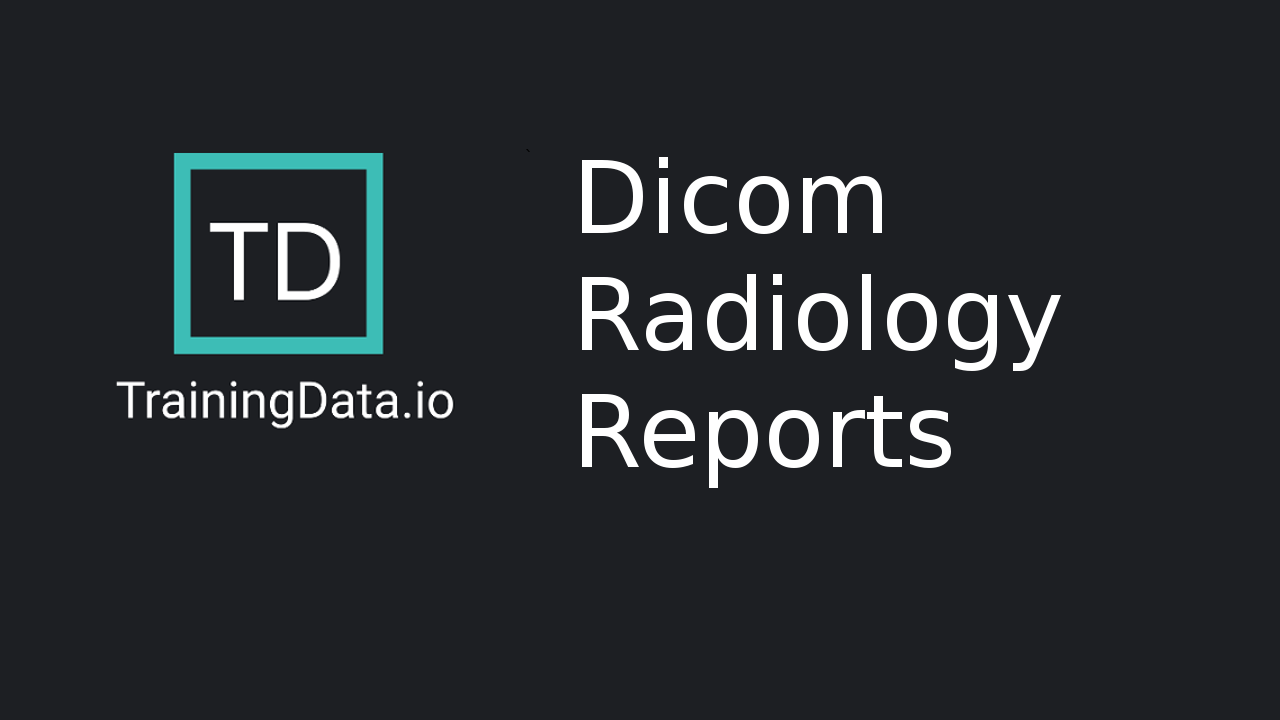 Productivity #19: Dicom radiology reports